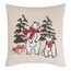 Подушка декоративная Festive bears из коллекции New Year Essential, 45х45 см, Tkano