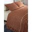Покрывало из хлопка Polka dots карамельного цвета из коллекции Essential, 230х250 см, Tkano, изображение 5