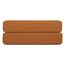 Простыня на резинке из сатина из коллекции Meditation, caramel, 180х200х30 см, Tkano