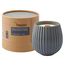 Свеча ароматическая с деревянным фитилём Vetiver & Black cypress из коллекции Edge, серый, 60 ч, Tkano