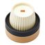 Свеча ароматическая с деревянным фитилём Vetiver & Black cypress из коллекции Edge, бежевый, 60 ч, Tkano, изображение 3