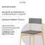 Стул Aska, рогожка, ясень/серый, LATITUDE, изображение 8
