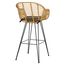 Стул барный Vetle Bent, ротанг, Bergenson Bjorn, изображение 12