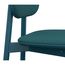 Стул с обивкой Saga, рогожка, сине-зеленый, LATITUDE, изображение 5