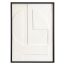 Панно декоративное с эффектом 3D Minimalism, с черной рамой, 50х70 см, Bergenson Bjorn