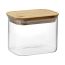 Банка для хранения прямоугольная Glass Acacia, 600 мл, Smart Solutions
