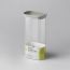 Банка для хранения прямоугольная Vacuum Glass, 1,75 л, светло-серая, Smart Solutions, изображение 8