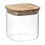 Банка для хранения квадратная Glass Acacia, 800 мл, Smart Solutions