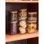 Банка для хранения квадратная Glass Acacia, 1,5 л, Smart Solutions, изображение 3