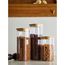 Банка для хранения квадратная Glass Bamboo, 1,4 л, Smart Solutions, изображение 4