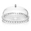Блюдо сервировочное с крышкой Tiffany, 30 см, прозрачное, Guzzini