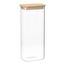 Банка для хранения прямоугольная Glass Bamboo, 2 л, Smart Solutions